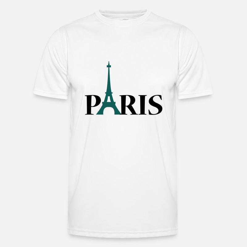 Paris Eiffeltoren / Eiffeltower / Tour Eiffel - Männer Funktions-T-Shirt - Weiß