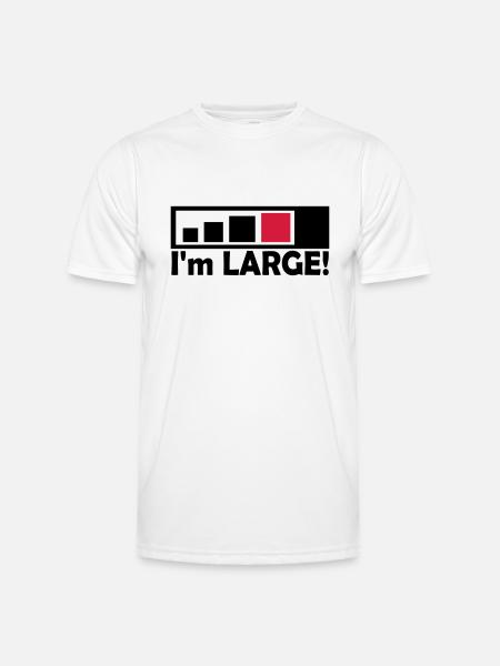 large_geocacher - Männer Funktions-T-Shirt - Weiß