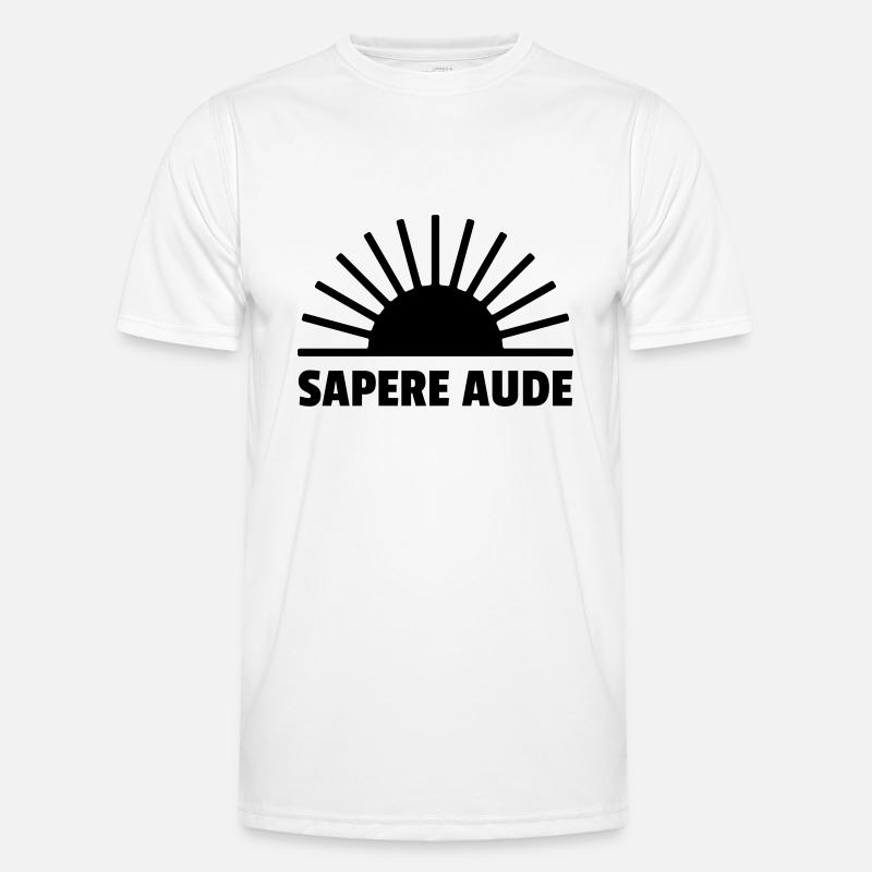 sapere aude - Latino Maglietta sportiva per uomo