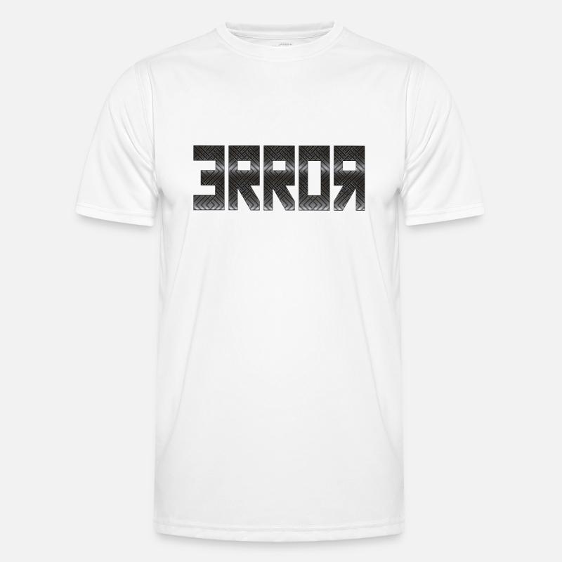 Error-Code - Men's Functional T-Shirt - white