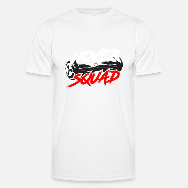 Hoverboard Hover Board Geschenk - Männer Funktions-T-Shirt - Weiß