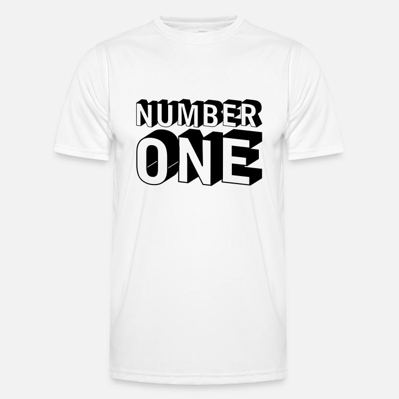 Nummer - 1 Männer Funktions-T-Shirt