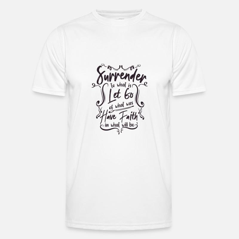 Devotion - Letting Go - Men's Functional T-Shirt - white