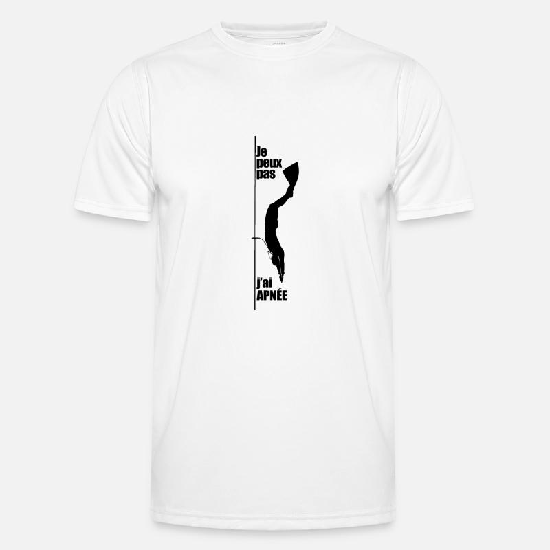 Je peux pas j'ai apnée dynamique statique plongée T-shirt sport Homme