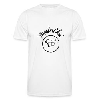 Meisterkoch - Männer Funktions-T-Shirt - Weiß - Vorne - AI Model Male 178 dark (178cm)