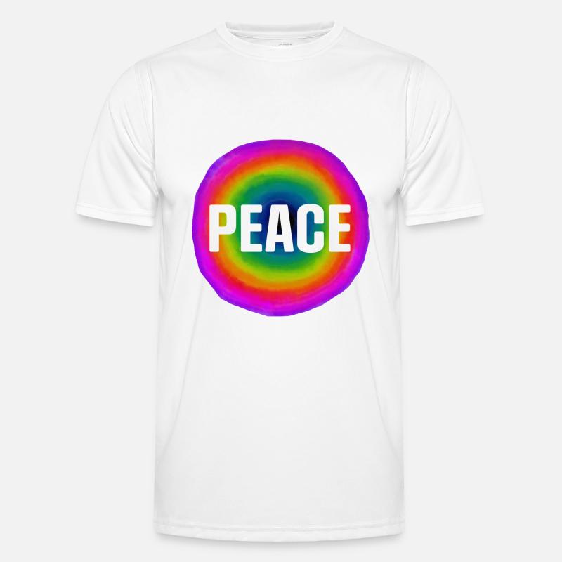 Peace Männer Funktions-T-Shirt