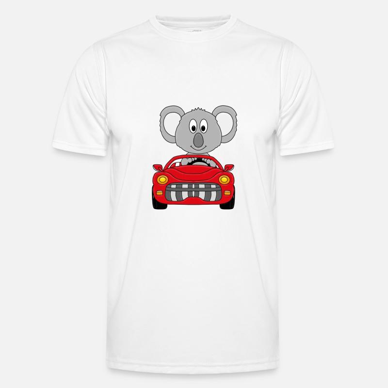 KOALA - AUTO - TIER - TIERISCH - AUTOFAHRER Männer Funktions-T-Shirt