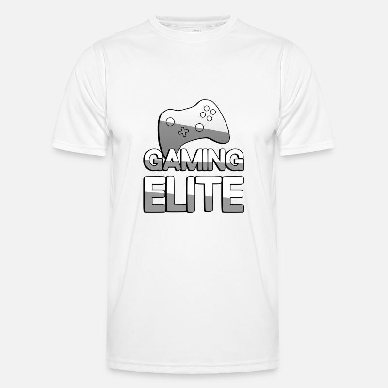 GAMING ELITE + Controller - Gaming - Men's Functional T-Shirt - white