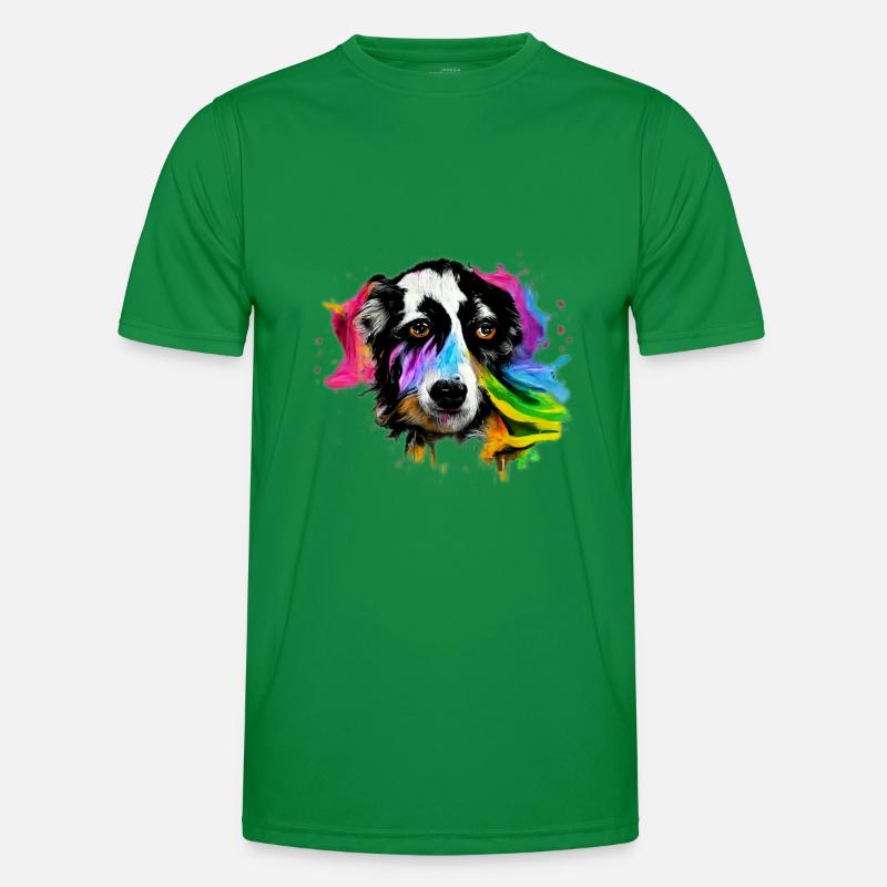 Australian Shepherd Design - coloré T-shirt sport Homme
