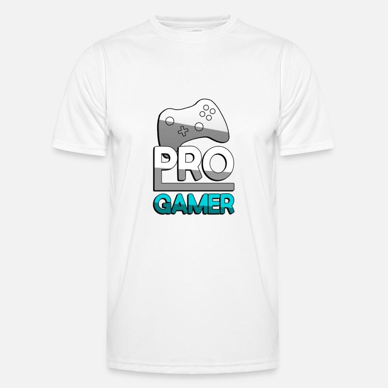 PRO GAMER (Türkis) + Controller - Gaming Männer Funktions-T-Shirt