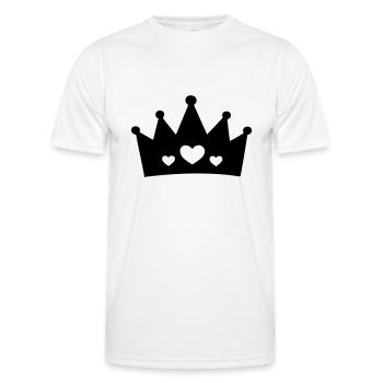 Couronne (couronne) 05.2 - T-shirt sport Homme - blanc - Devant - AI Model Male 178 dark (178cm)