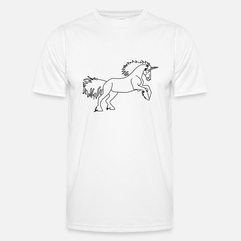 DAS Einhorn Männer Funktions-T-Shirt