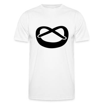 brezel__f1 - Männer Funktions-T-Shirt - Weiß - Vorne - AI Model Male 178 dark (178cm)