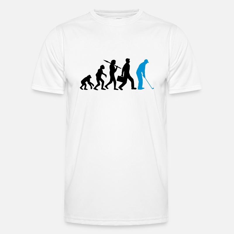 Play golf Evolution - Men's Functional T-Shirt - white