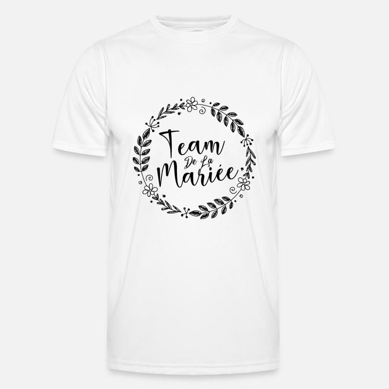 Bride team wedding gift Men's Functional T-Shirt