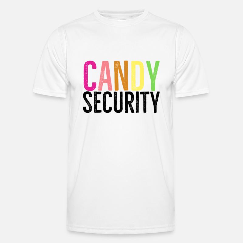 Candy Security - Men's Functional T-Shirt - white