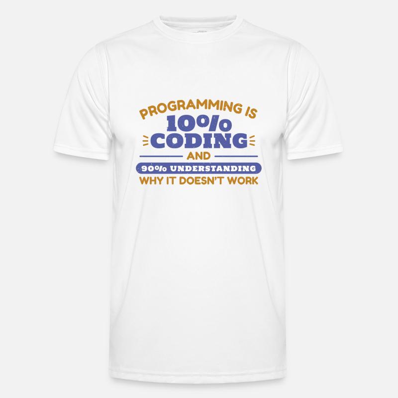 Programming - Men's Functional T-Shirt - white
