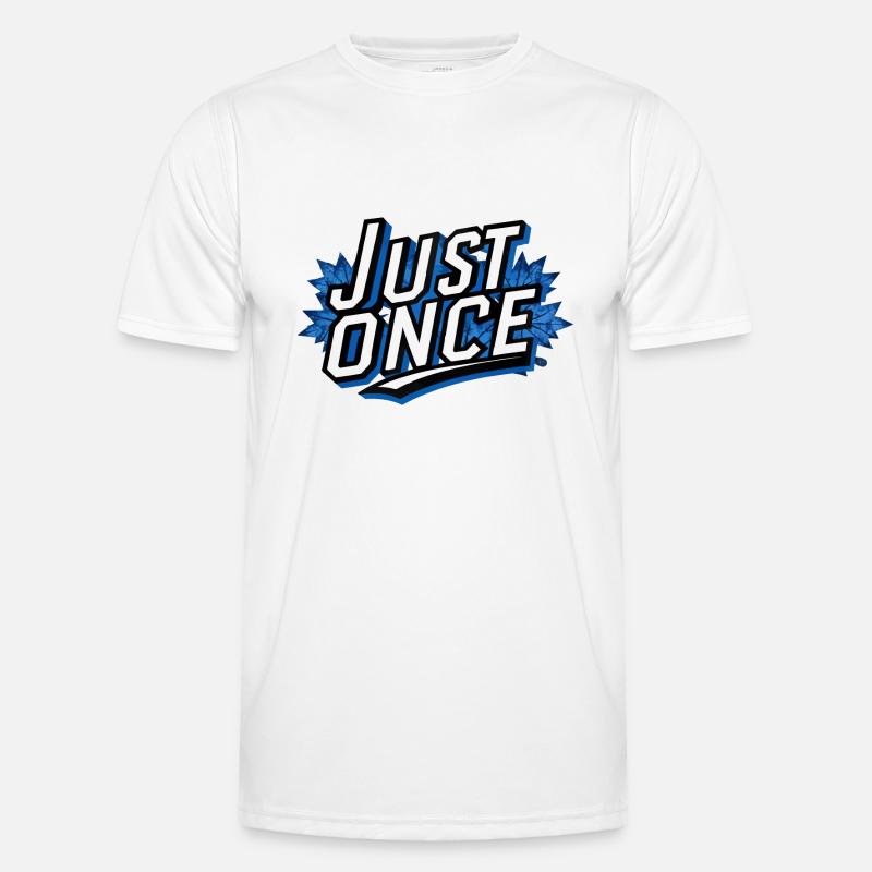Maple Leafs Just Once Dark - Men's Functional T-Shirt - white