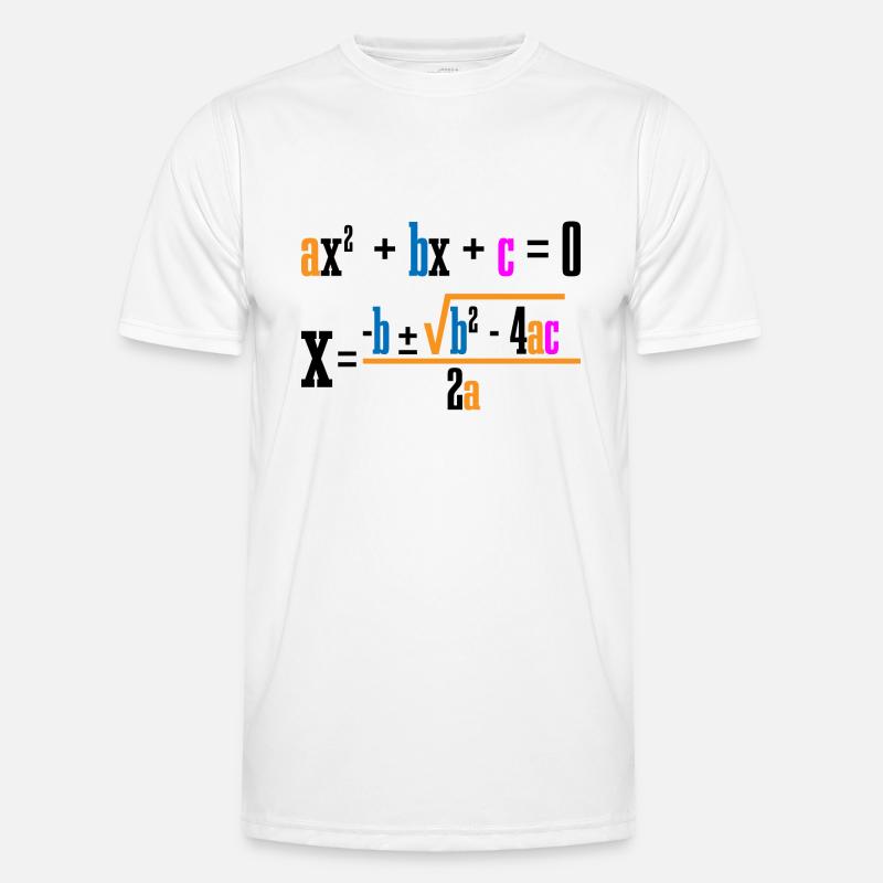 Quadratic Formula For Math Class 7 Men's Functional T-Shirt
