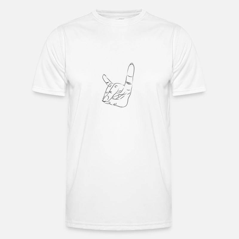 Line drawing - Rest time Silence Men's Functional T-Shirt