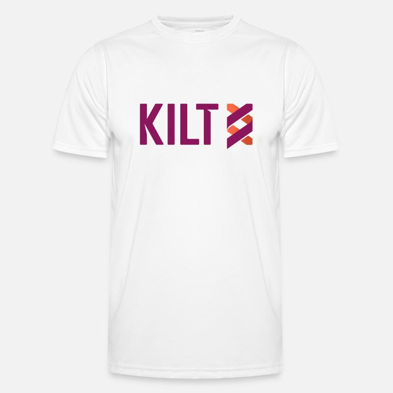KILT Krypto Credentials for Web 3.0 Blockchain BTC Männer Funktions-T-Shirt