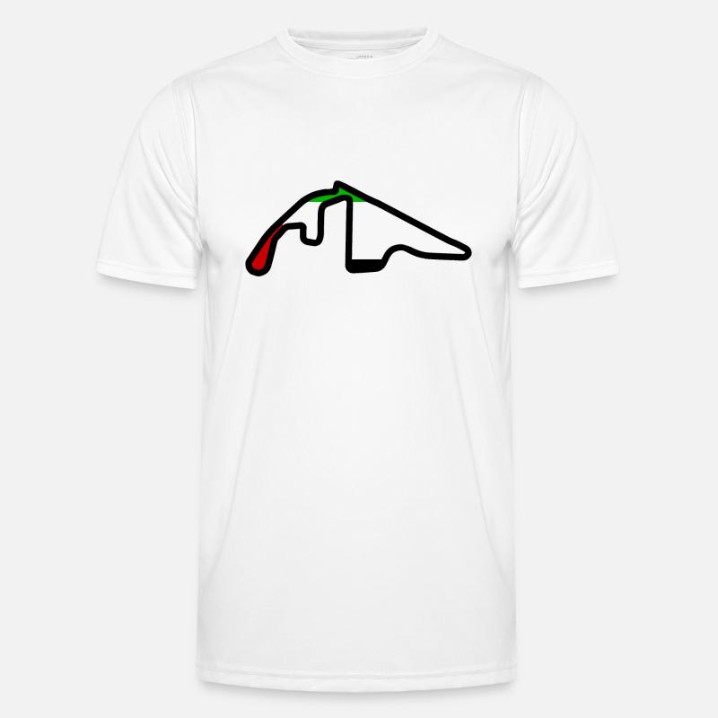 Circuit d’Abu Dhabi avec drapeau T-shirt sport Homme