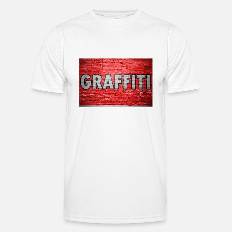 Graffiti brick wall Men's Functional T-Shirt