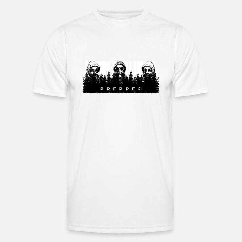 Prepper Code - Men's Functional T-Shirt - white
