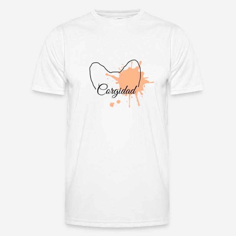 Corgidad Splash Männer Funktions-T-Shirt