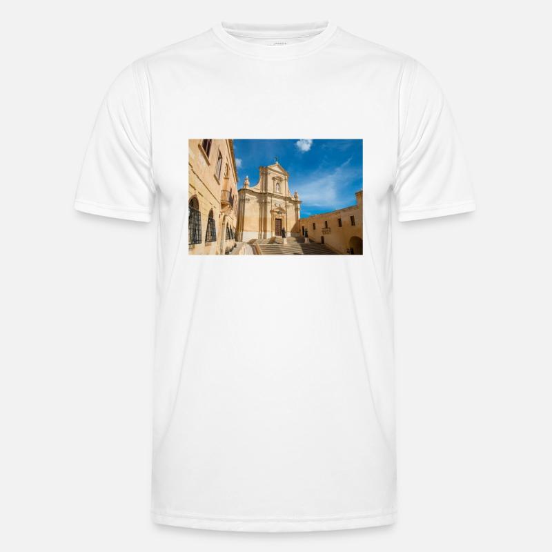 Cathédrale de l’Assomption de Gozo, Malte T-shirt sport Homme