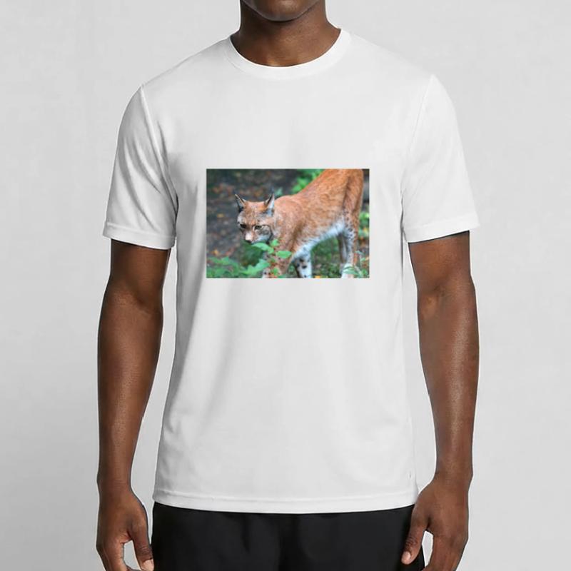 Eurasischer Luchs oder Nördlicher Luchs Männer Funktions-T-Shirt