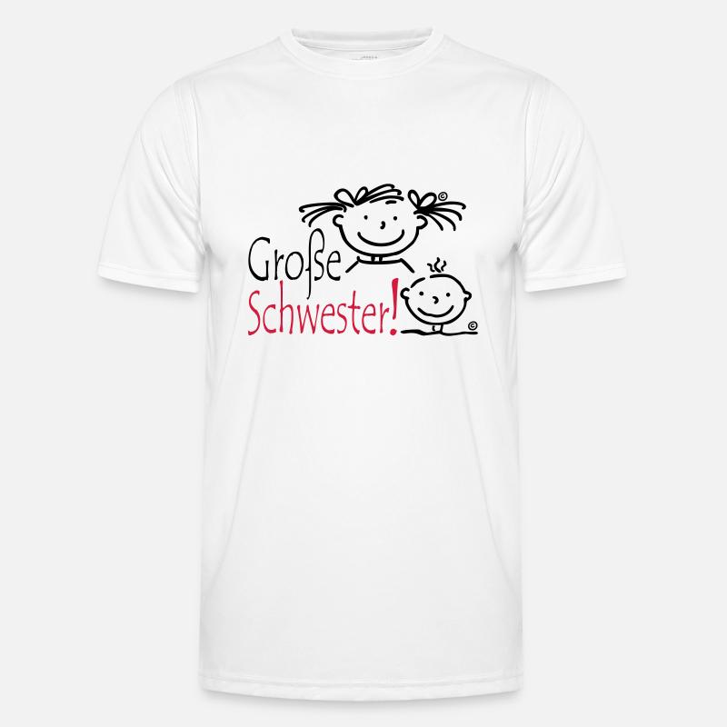 Grosse Schwester Männer Funktions-T-Shirt