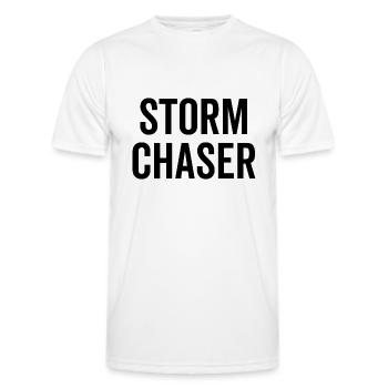 Chasseur de tempête - T-shirt sport Homme - blanc - Devant - AI Model Male 178 dark (178cm)