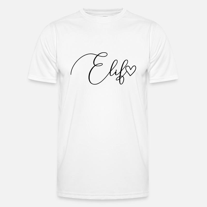 Elif Name Vorname Mädchen Männer Funktions-T-Shirt