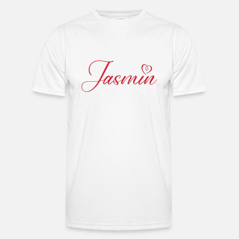 Jasmin Name Heart Men's Functional T-Shirt