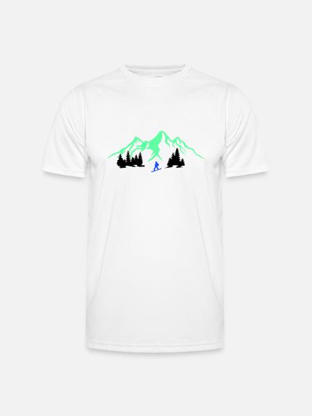 Snowboarding - Men's Functional T-Shirt - white