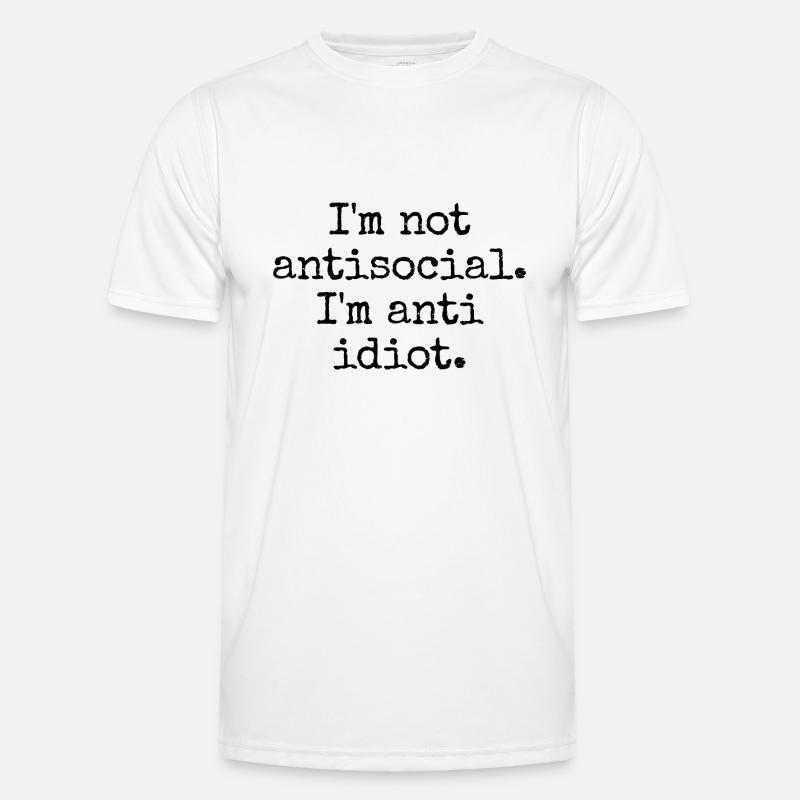 Introvertiert und wählerisch Männer Funktions-T-Shirt