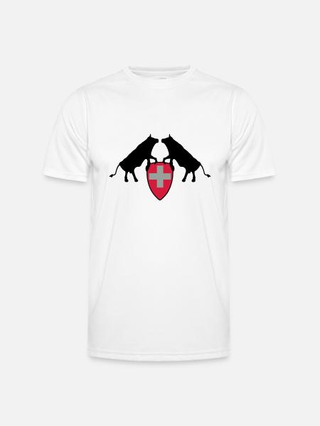 schweiz - Men's Functional T-Shirt - white