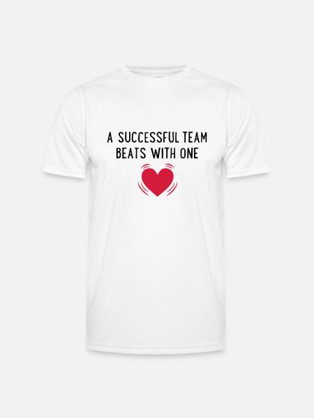 team - Men's Functional T-Shirt - white