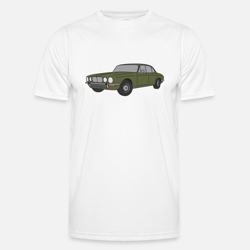 70er XJ Serie 2 Juniper Green Männer Funktions-T-Shirt