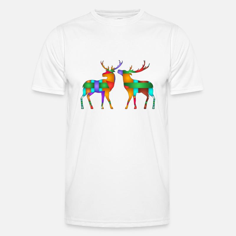 Deer - Men's Functional T-Shirt - white