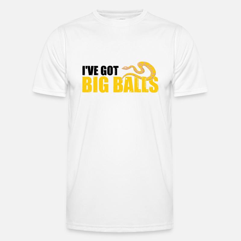 King python design pour les amateurs de serpents T-shirt sport Homme