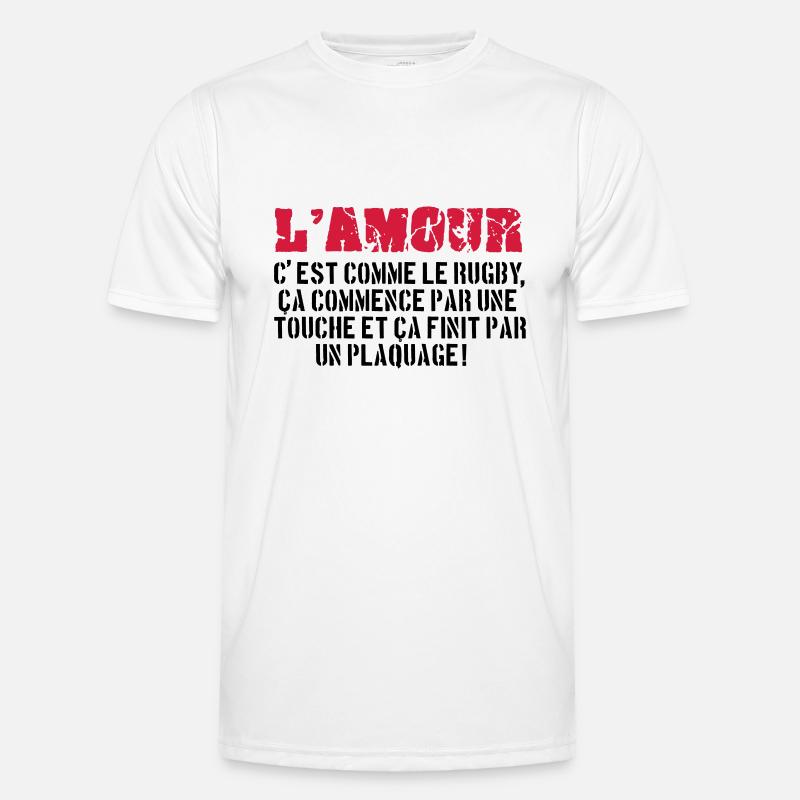 rugby - Men's Functional T-Shirt - white