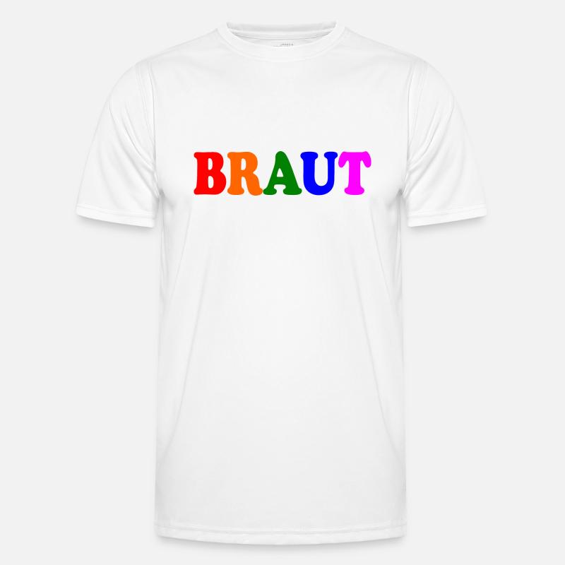 Braut Männer Funktions-T-Shirt