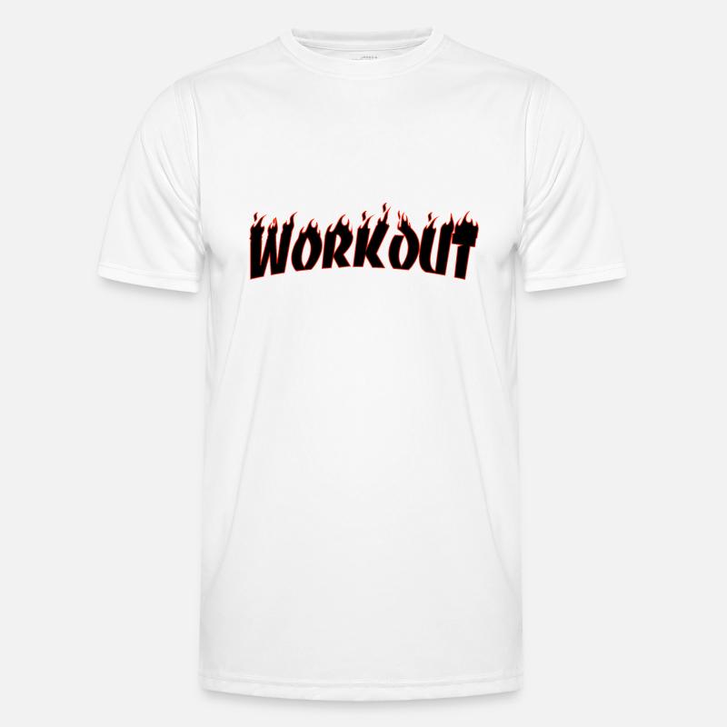 Workout Motivation - Men's Functional T-Shirt - white