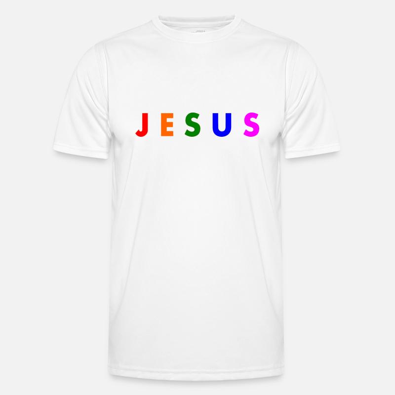 Jesus Männer Funktions-T-Shirt