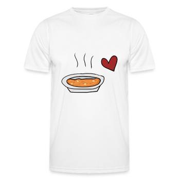 Suppe rotes - Männer Funktions-T-Shirt - Weiß - Vorne - AI Model Male 178 dark (178cm)