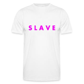 Slave - Männer Funktions-T-Shirt - Weiß - Vorne - AI Model Male 178 dark (178cm)