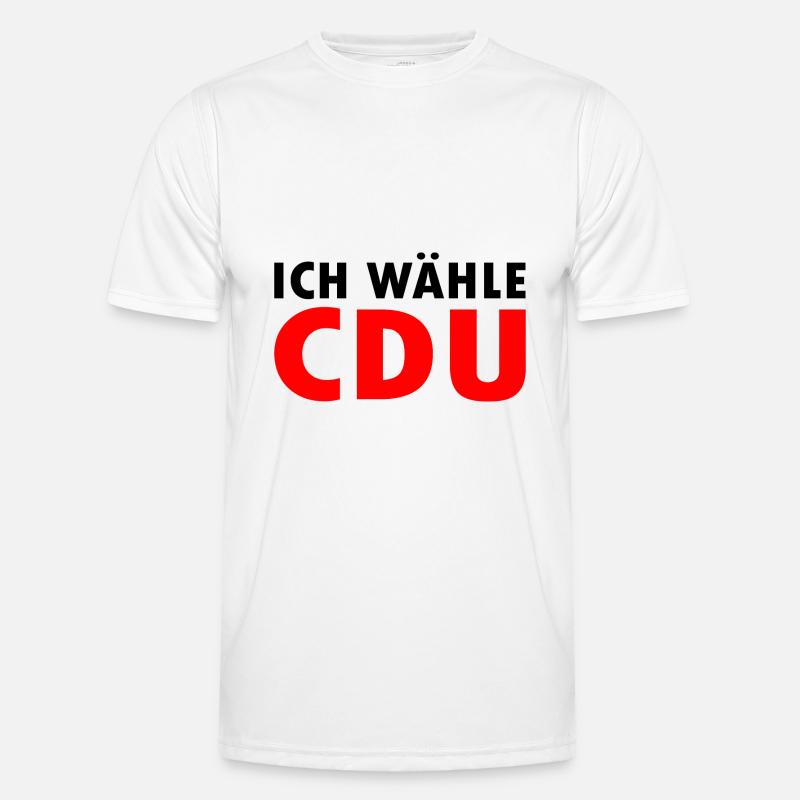 Ich wähle cdu Männer Funktions-T-Shirt