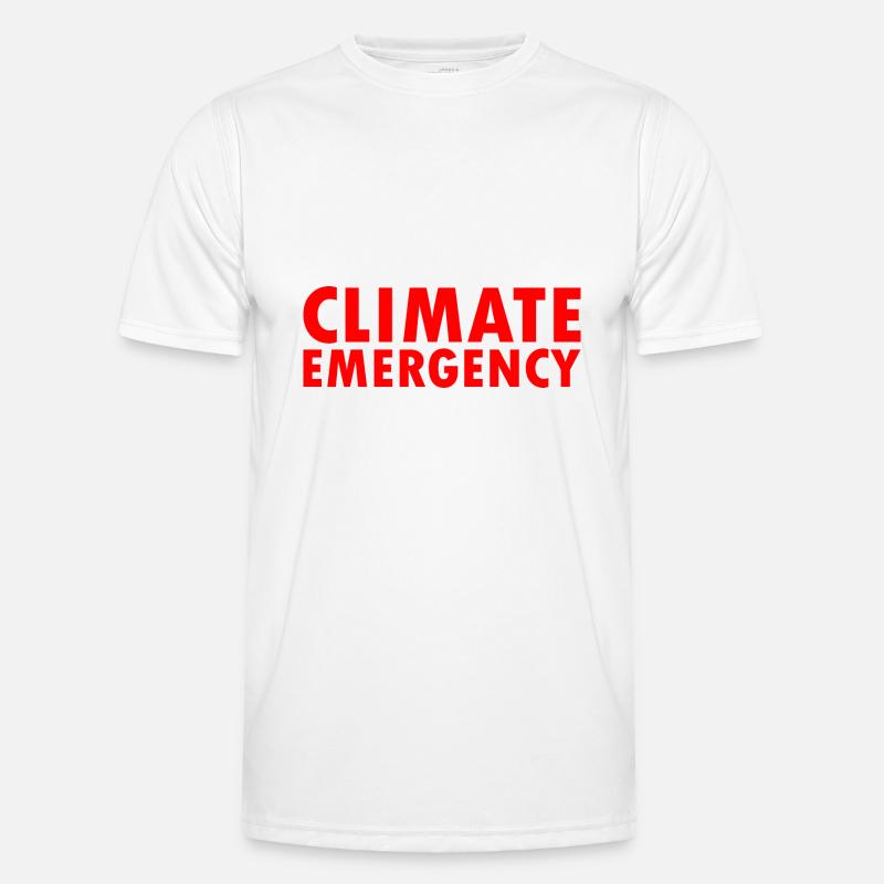 Climate emergency Men's Functional T-Shirt